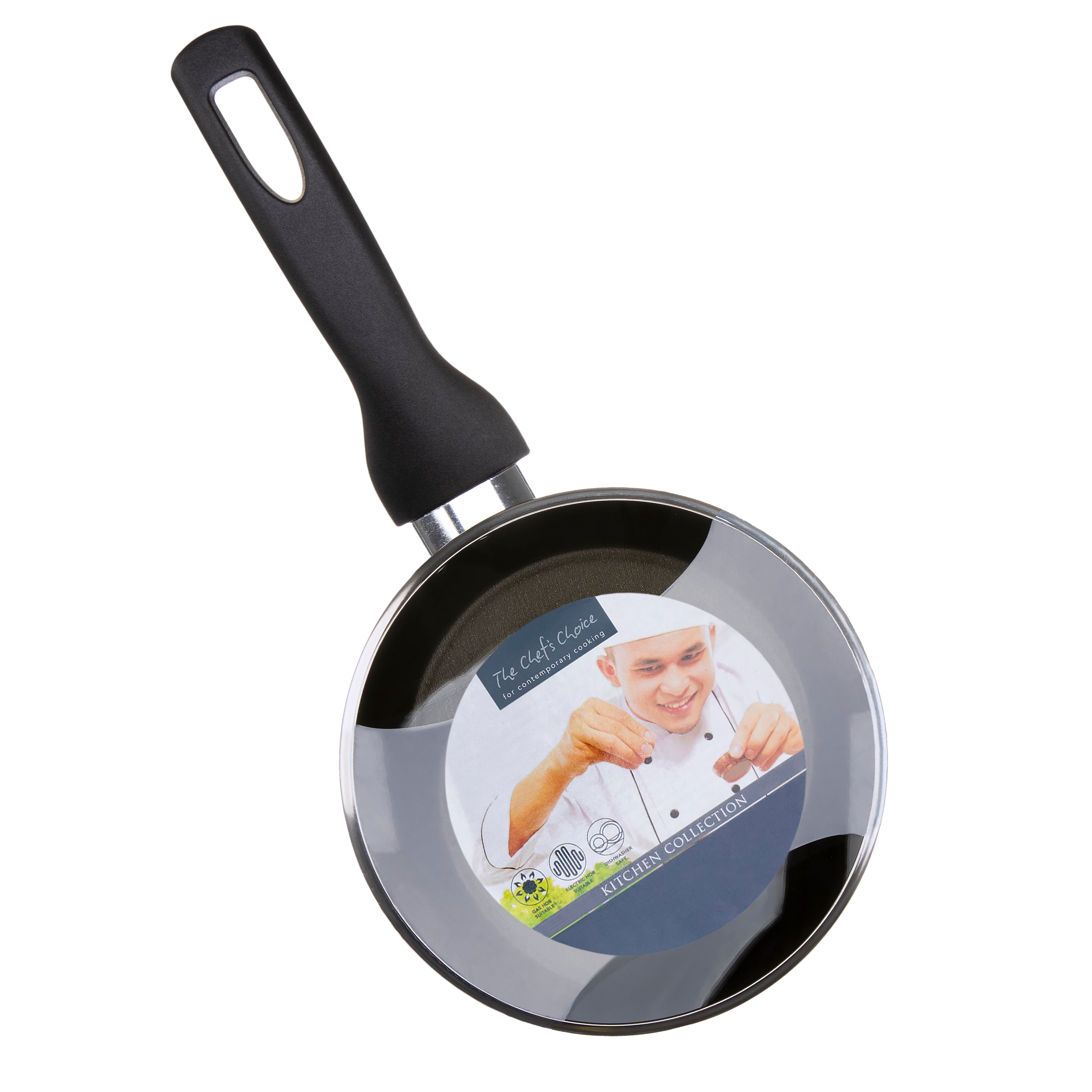 16cm Non-Stick Sauce Pan & Glass Lid