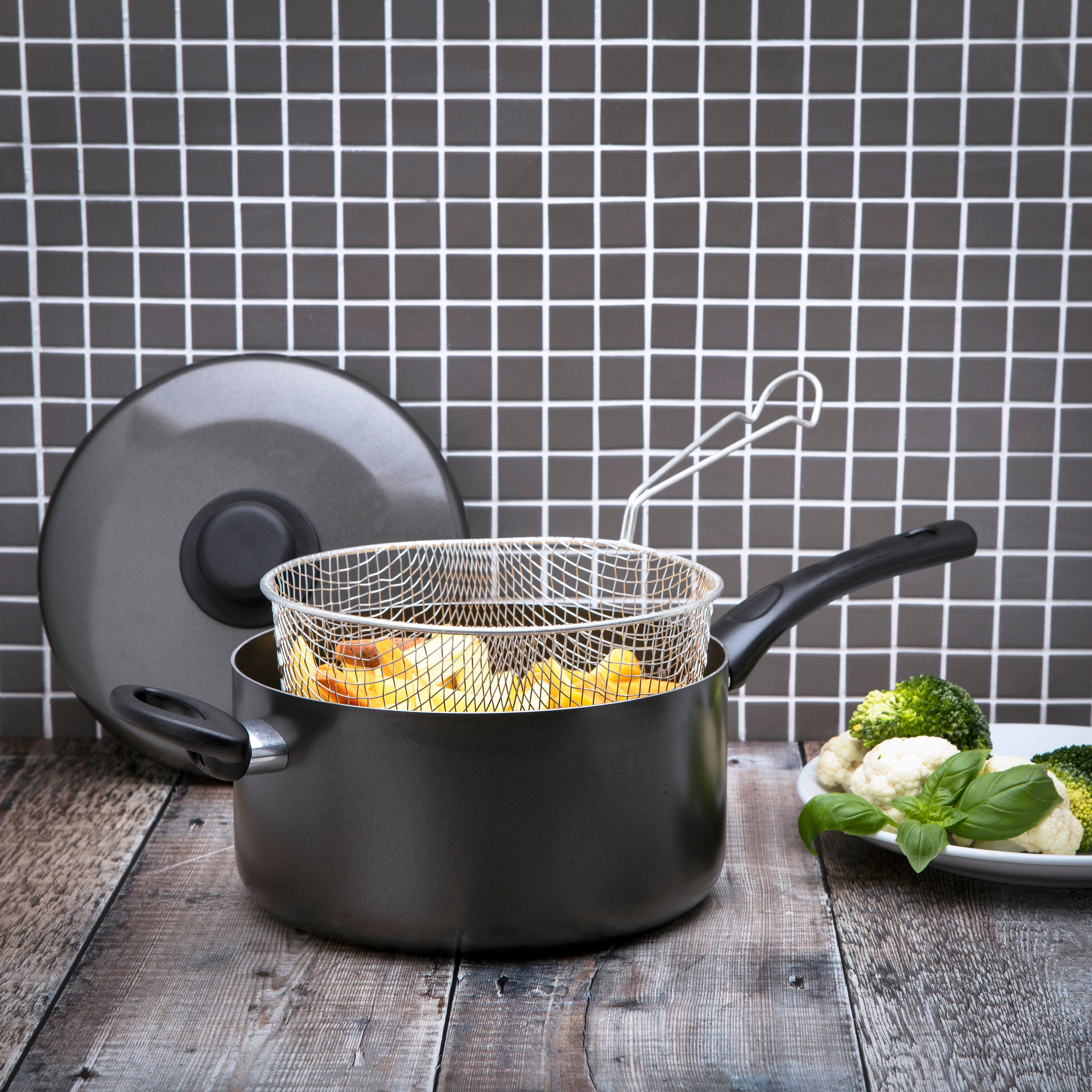 22cm Non-Stick Chip Pan Set