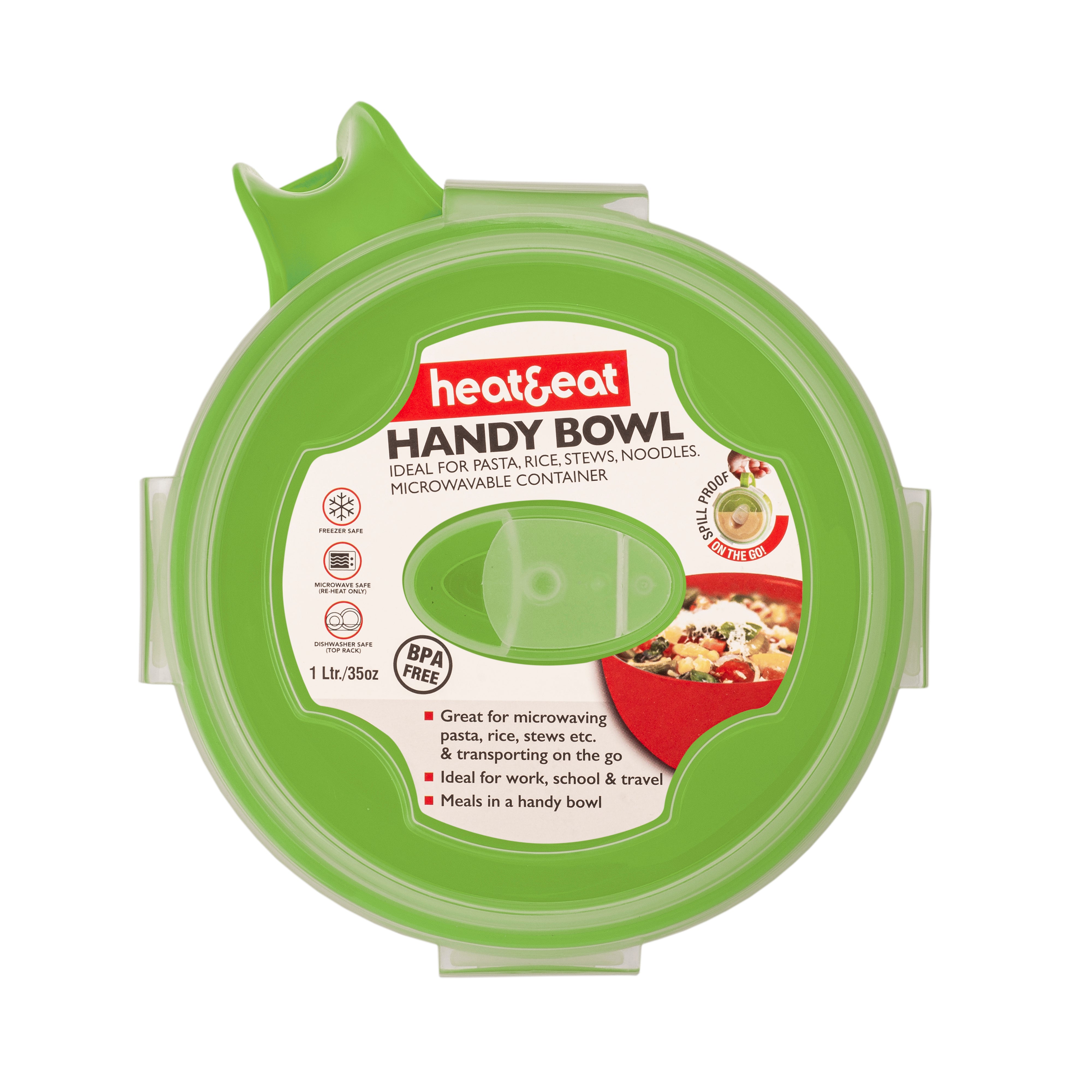 Microwave Bowl Assorted Colour (2 Red, Blue, Purple, Green,)
