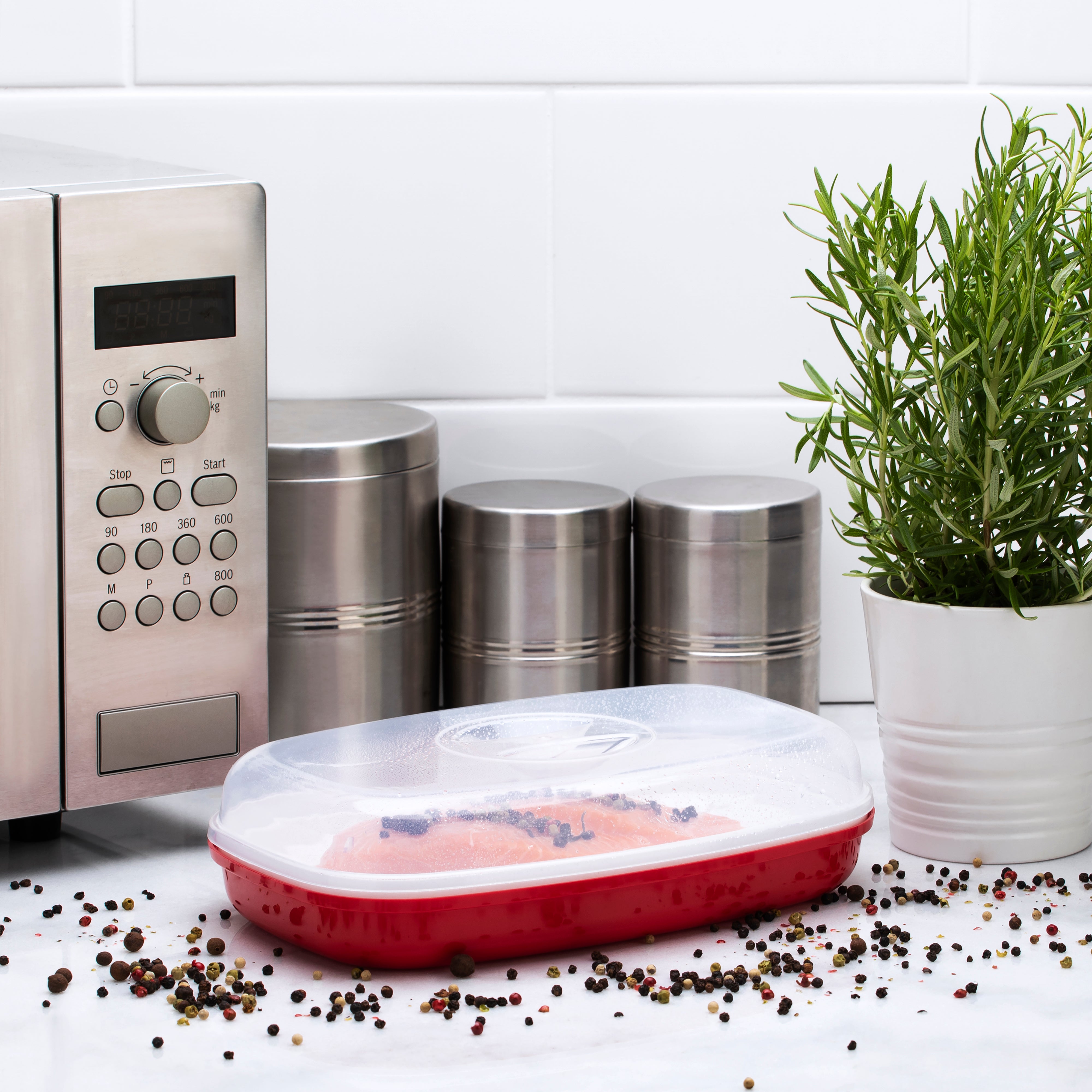 Microwave Fish Poacher & Steamer