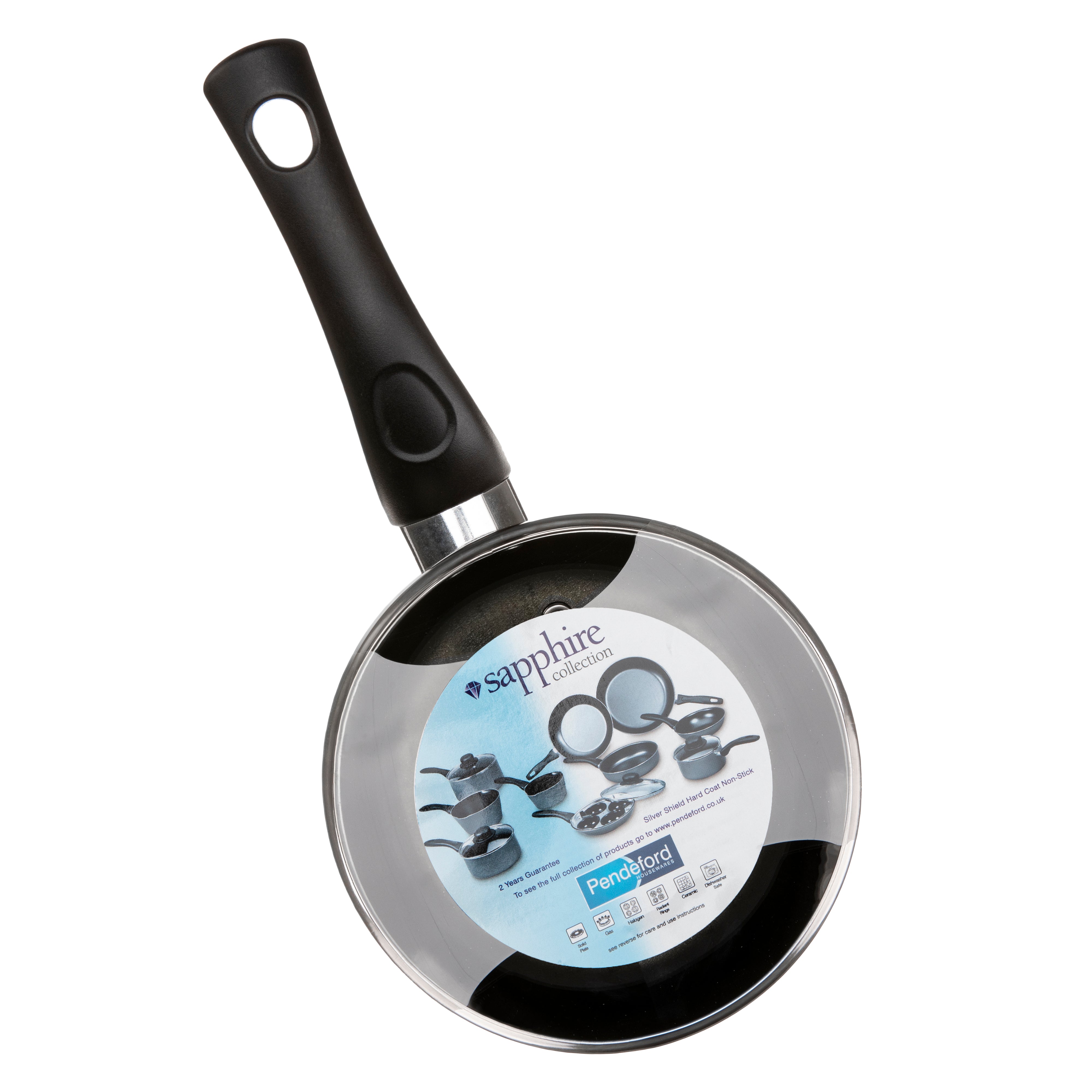 15cm Non-Stick Sauce Pan & Glass Lid