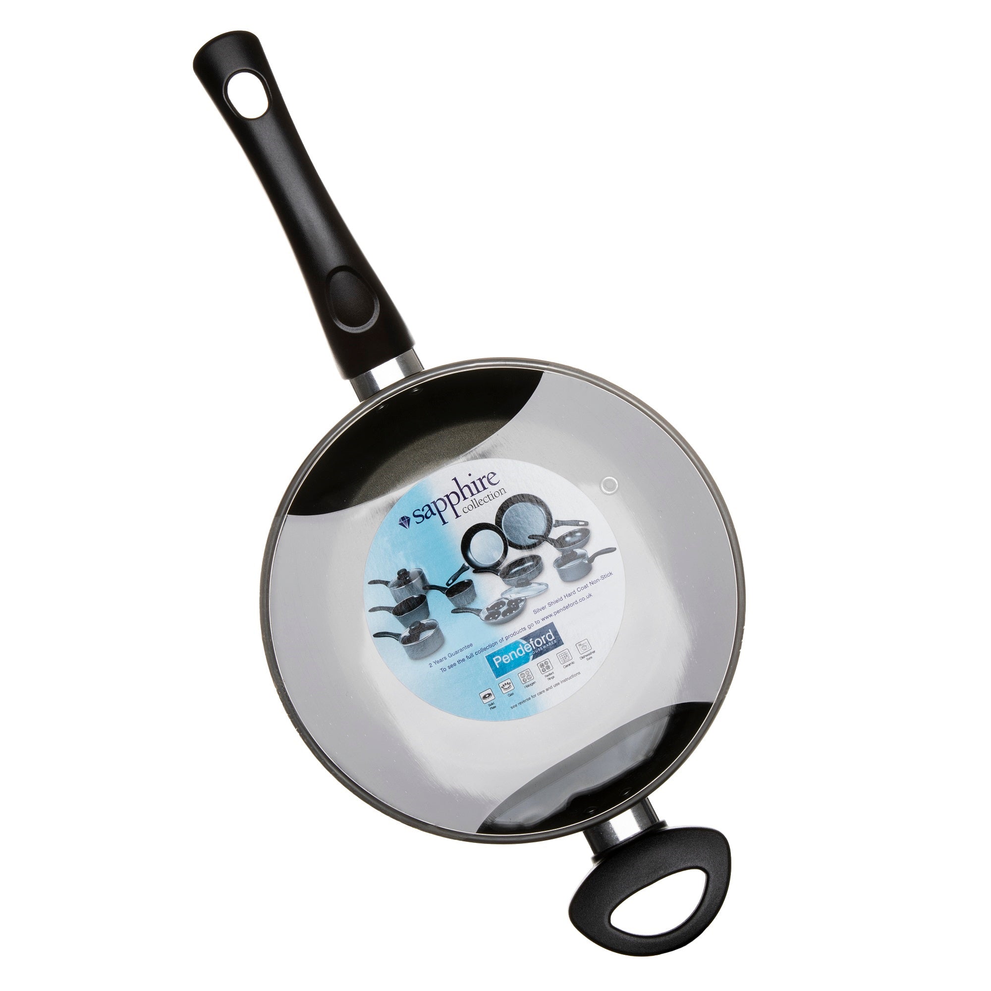 22cm Non-Stick Sauce Pan & Glass Lid