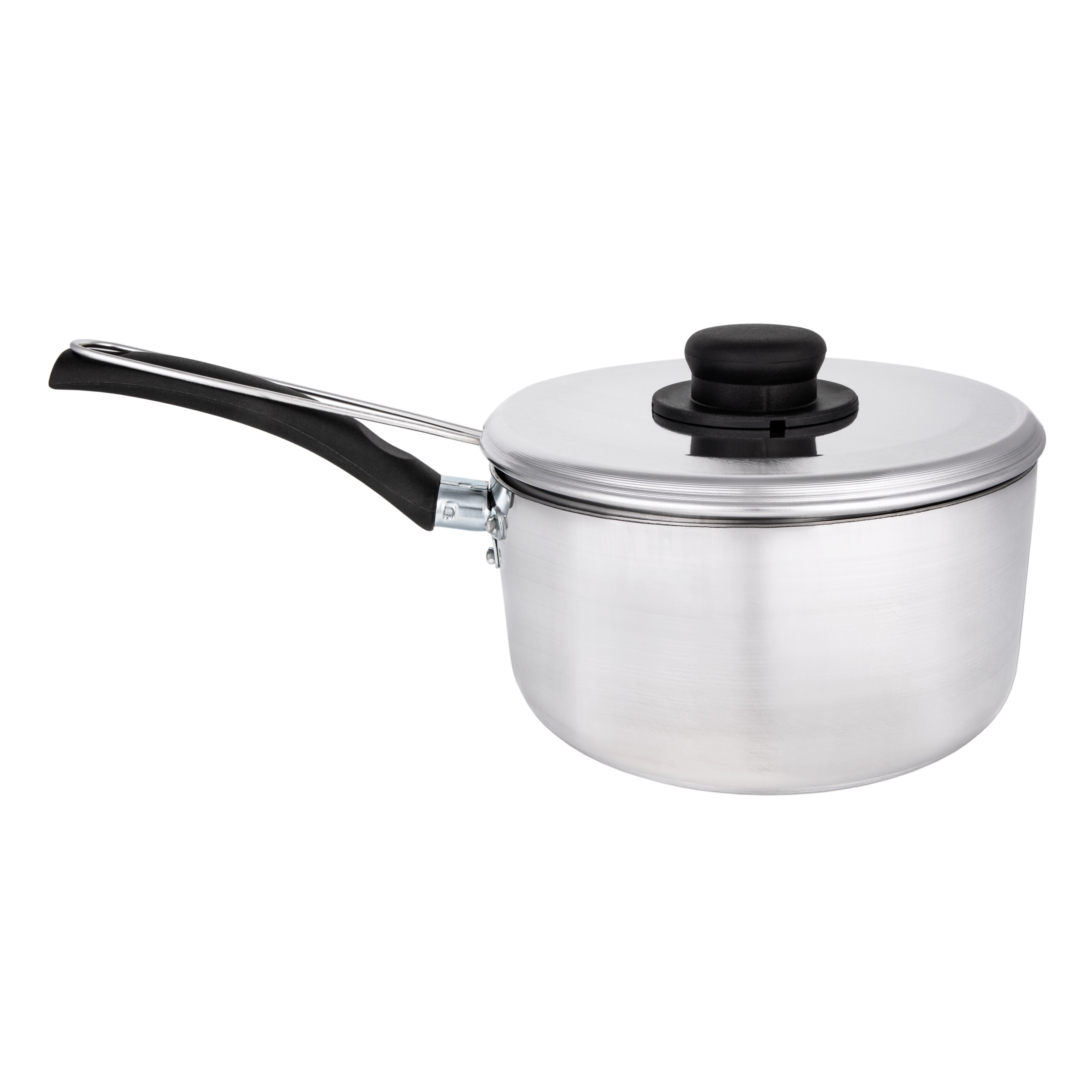 20cm Polished Deep Chip Pan Set & Lid