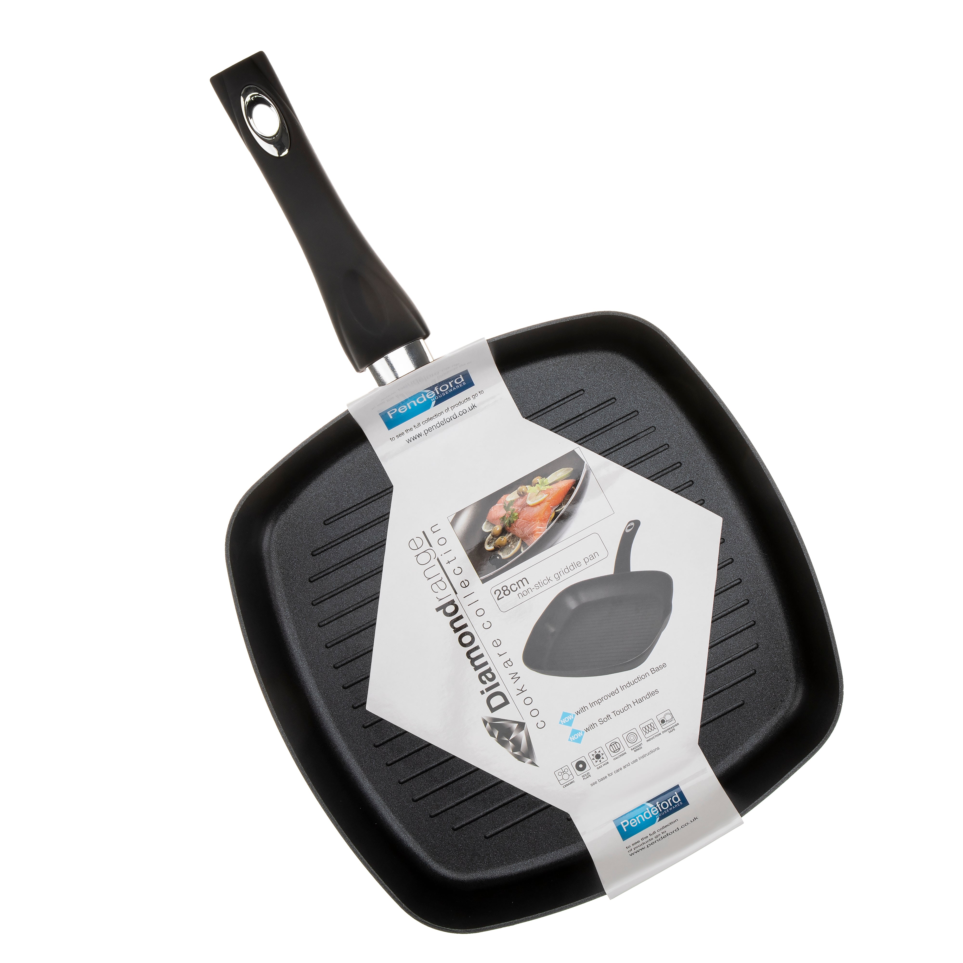 28cm Non-Stick Square Griddle Pan
