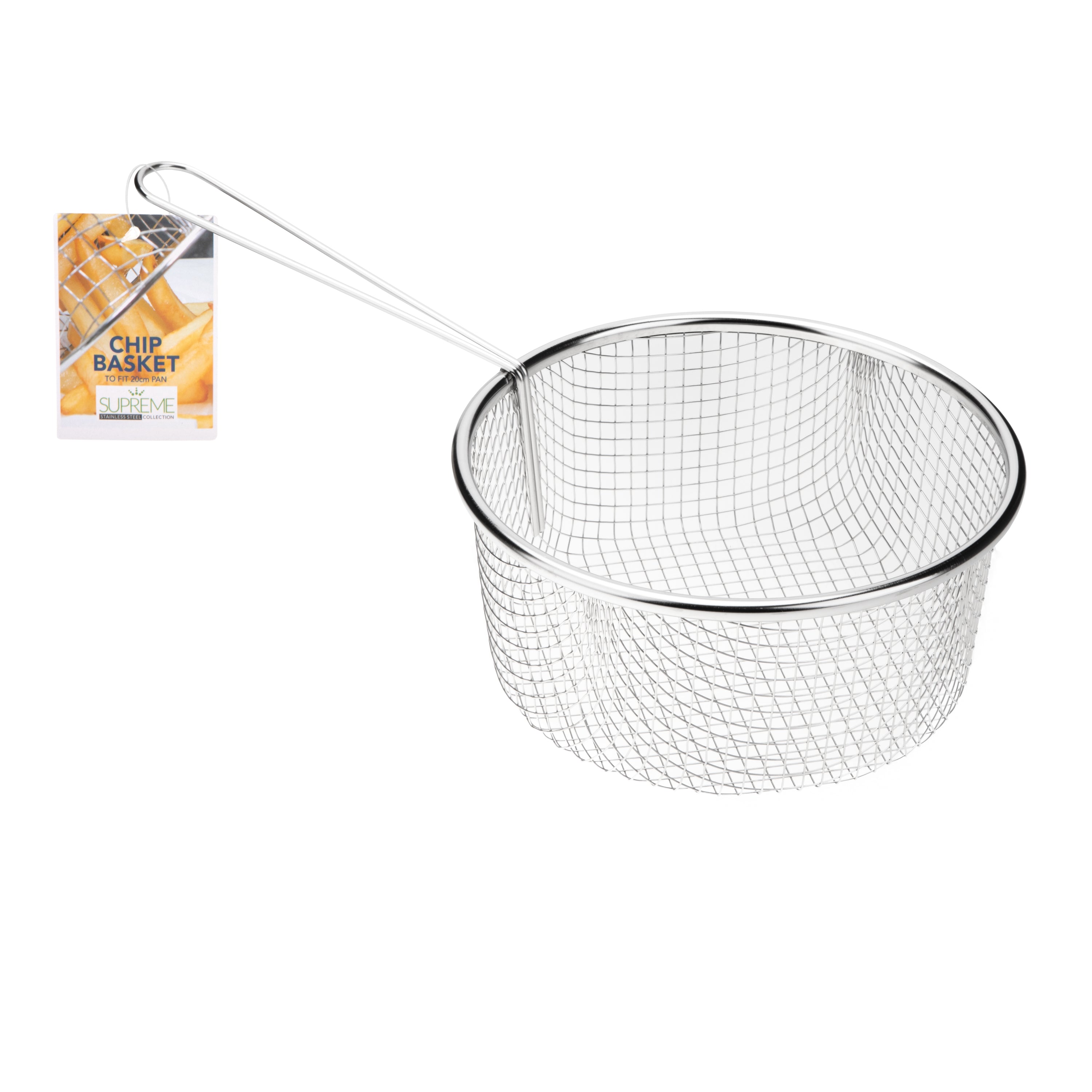 Stainless Steel Chip Basket (For 20cm / 8" Pan)