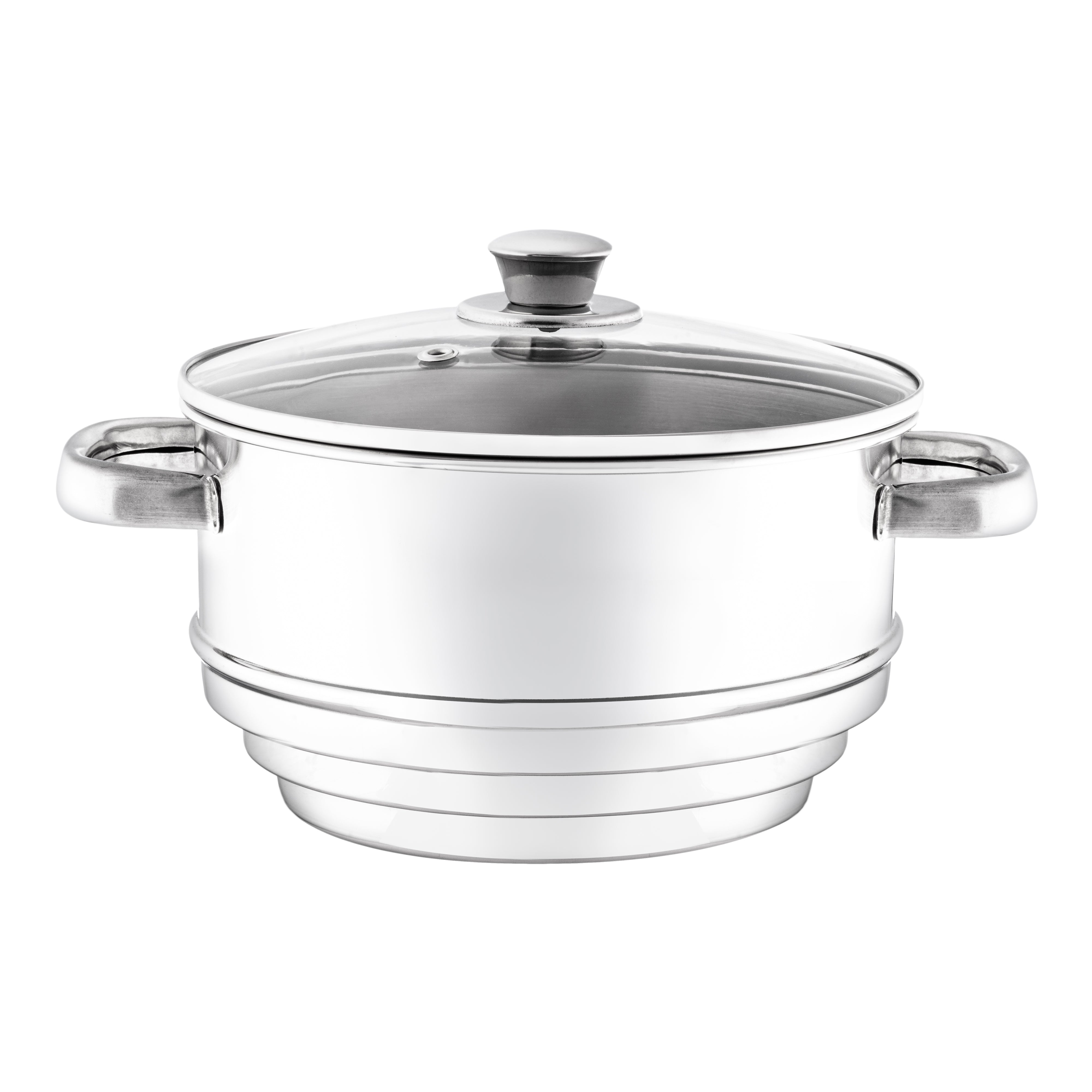 20cm Stainless Steel Universal Steamer & Lid