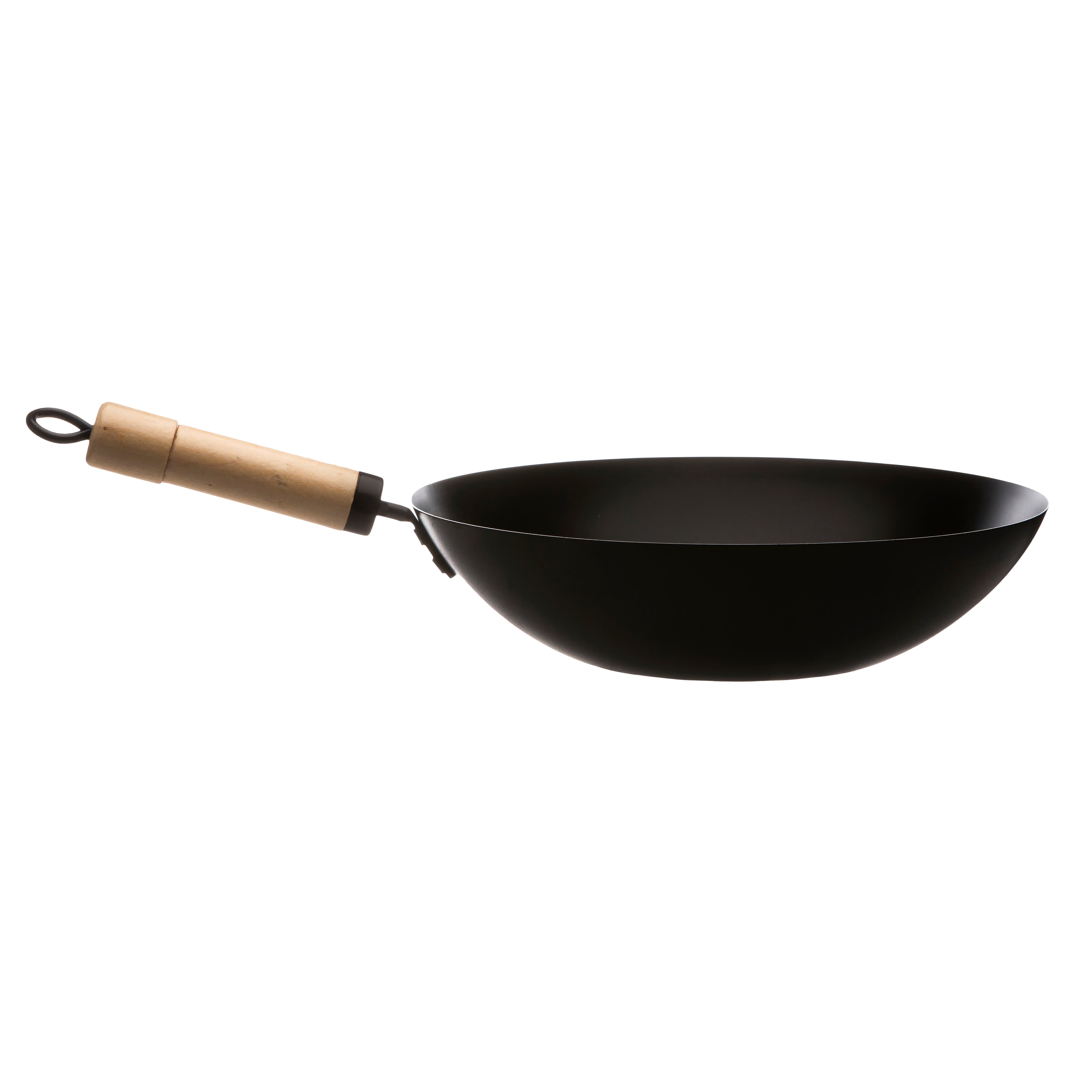 30cm Non-Stick Wok Wooden Handle