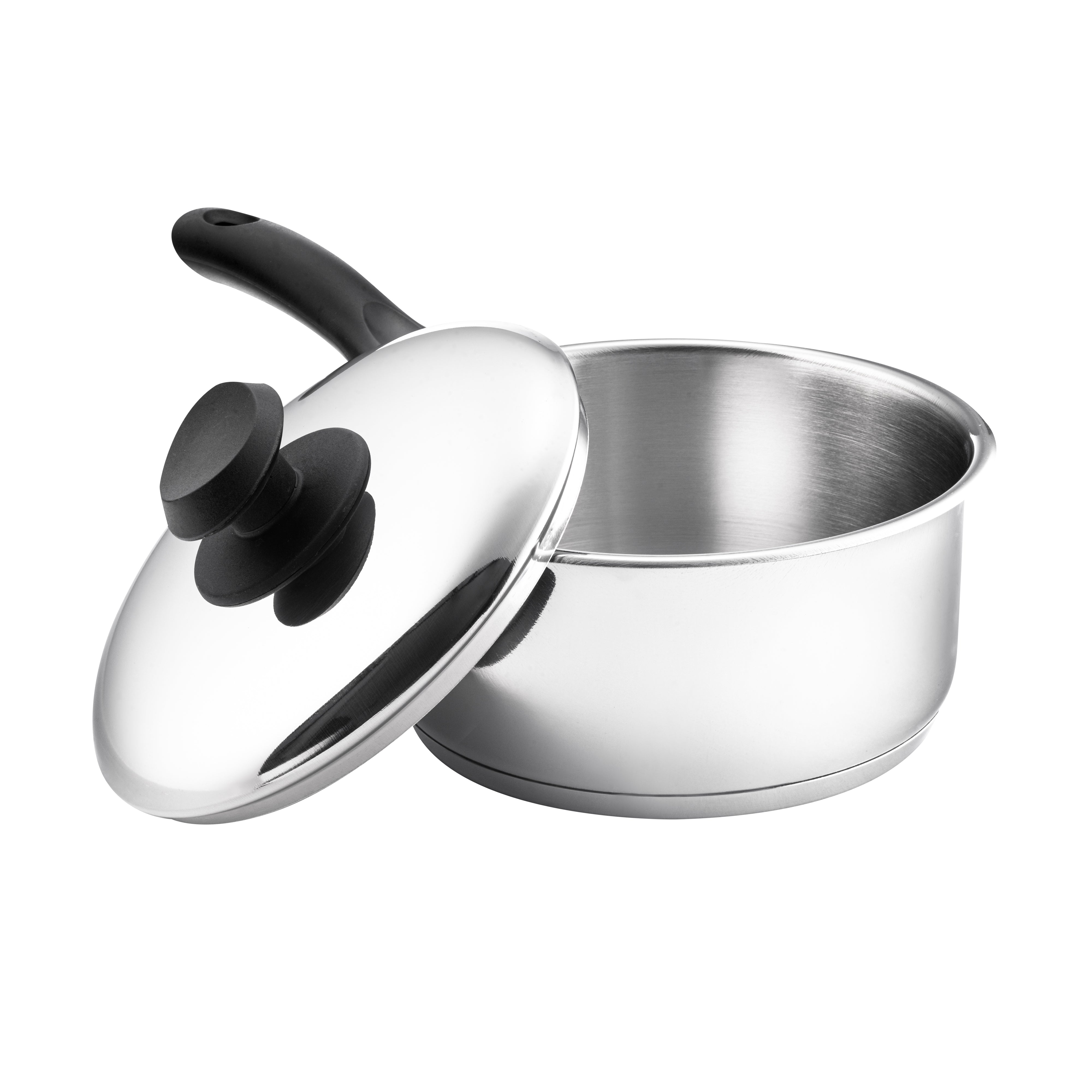 18cm Stainless Steel Sauce Pan & Lid