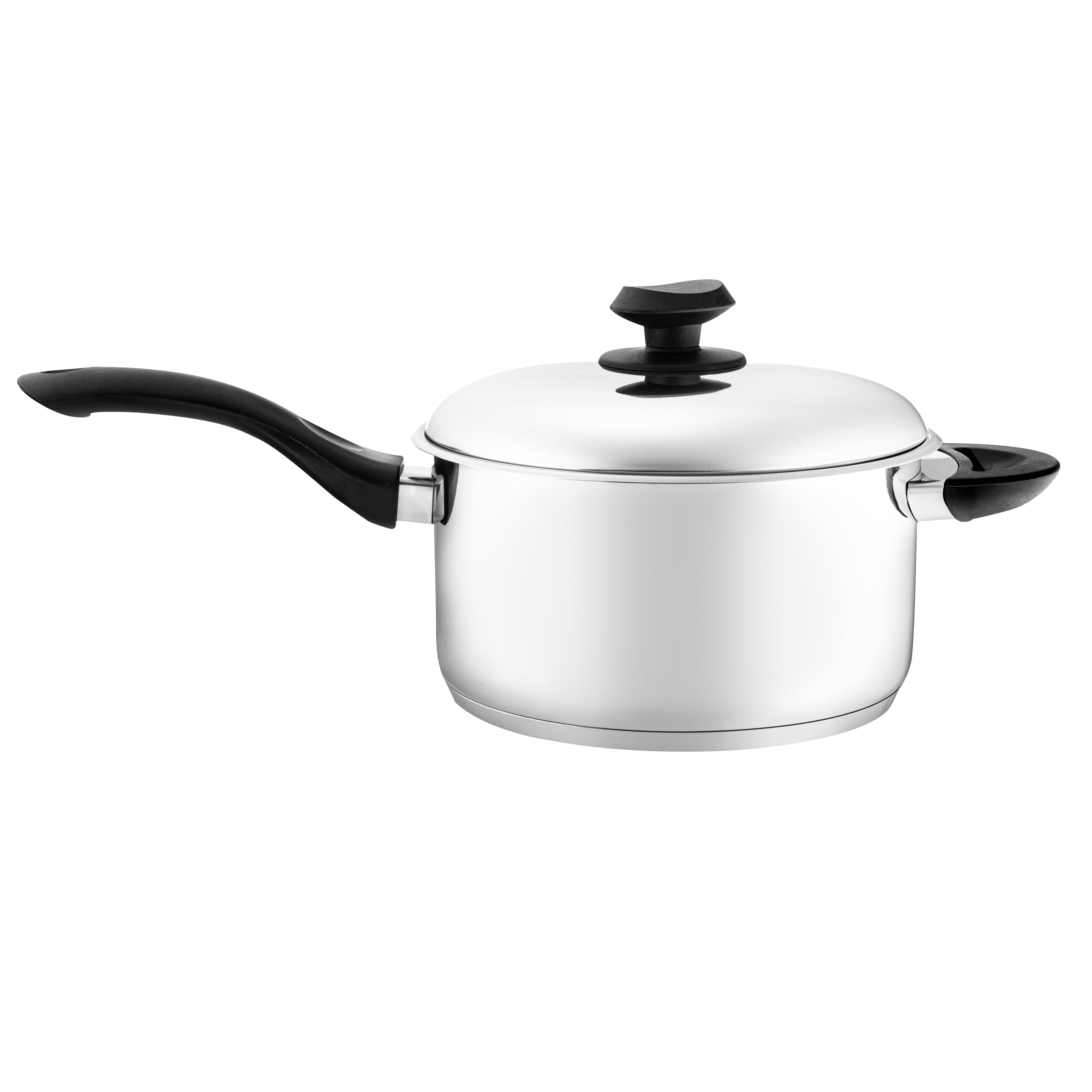 22cm Stainless Steel Sauce Pan & Lid